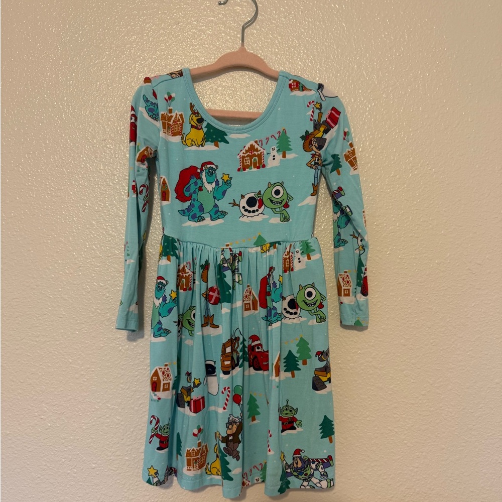 Little Sleepies Pixar Christmas Skater Dress